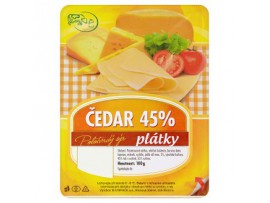 Bokada Натуральный полутвердый сыр Чеддер 45% ломтики 100 г